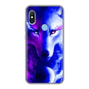 Чехол с Волком на Xiaomi Redmi 6 pro (Арт-Волк)