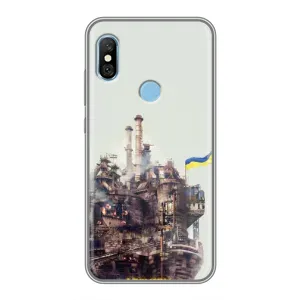 Чохли на військову тематику для Xiaomi Redmi 6 pro (Азовсталь)