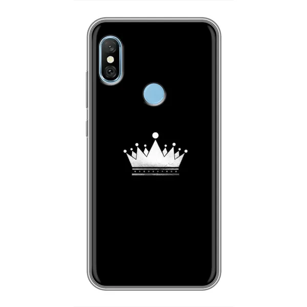 Чехол с рисунком «Белая корона» для Xiaomi Redmi 6 pro Чехол с рисунком «Белая корона» для Xiaomi Redmi 6 pro