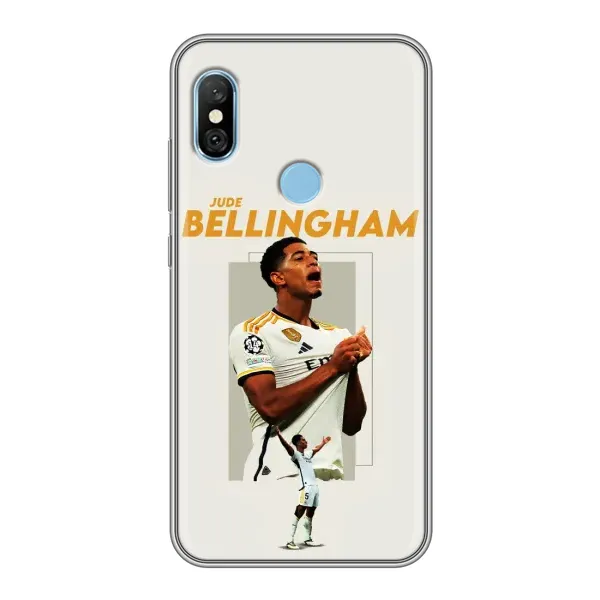 Чехол с рисунком «Беллингем Реал» для Xiaomi Redmi 6 pro Чехол с рисунком «Беллингем Реал» для Xiaomi Redmi 6 pro