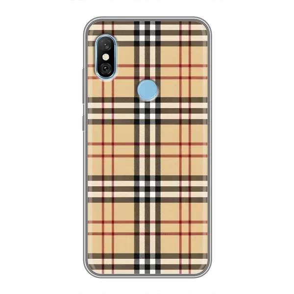 Чехол с рисунком «Burberry стиль» для Xiaomi Redmi 6 pro Чехол с рисунком «Burberry стиль» для Xiaomi Redmi 6 pro