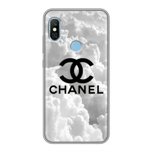 Чехол с Брендами одежды на Редми 6 Про (CHANEL)