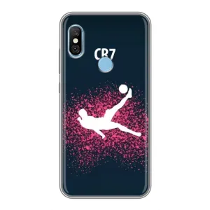 Чехол Криштиану Роналду для Xiaomi Redmi 6 pro (CR7 Удар)