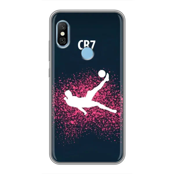 Чехол с рисунком «CR7 Удар» для Xiaomi Redmi 6 pro Чехол с рисунком «CR7 Удар» для Xiaomi Redmi 6 pro