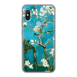 Чехол с принтом САКУРЫ на Xiaomi Redmi 6 pro (Цветение Сакуры)