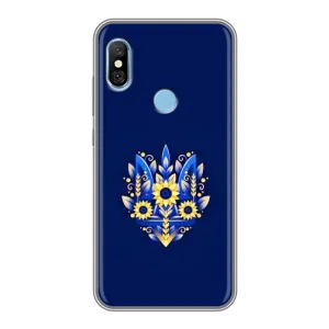 Чохол Укр Символіка для Xiaomi Redmi 6 pro (Квітучий Герб)