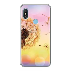 Силиконовый Чехол с одуванчиками на Xiaomi Redmi 6 pro (Цветок-одуванчик)