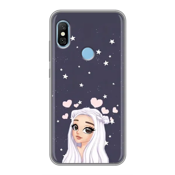 Чохол з малюнком «Дівчина та серця» для Xiaomi Redmi 6 pro Чохол з малюнком «Дівчина та серця» для Xiaomi Redmi 6 pro
