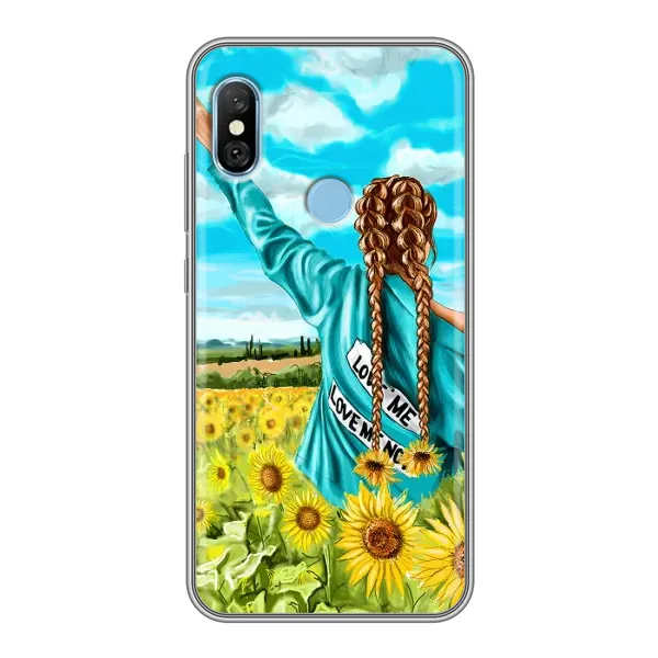 Чохол з малюнком «Дівчина на полі» для Xiaomi Redmi 6 pro Чохол з малюнком «Дівчина на полі» для Xiaomi Redmi 6 pro