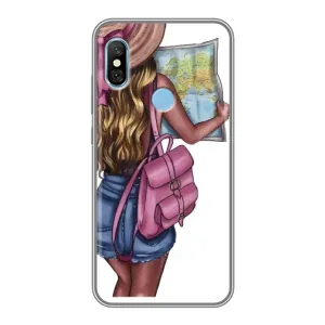 Чехол Стильные девушки на Xiaomi Redmi 6 pro (Девушка Путешественник)