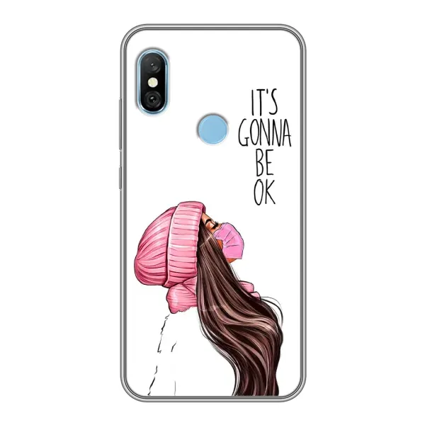Чохол з малюнком «Дівчина в масці» для Xiaomi Redmi 6 pro Чохол з малюнком «Дівчина в масці» для Xiaomi Redmi 6 pro