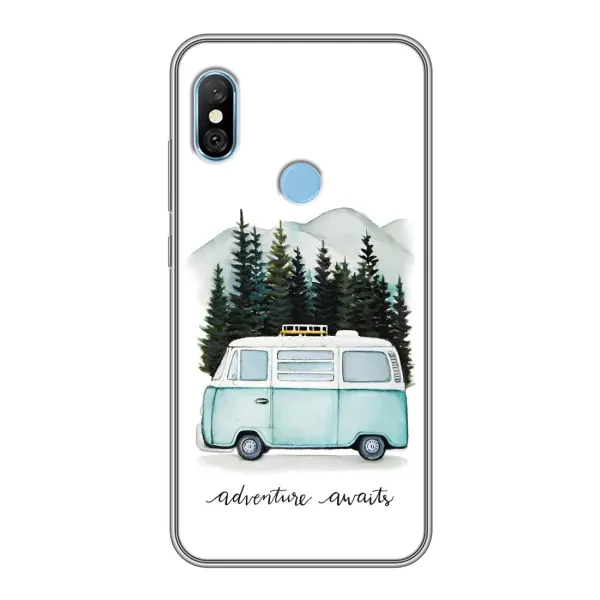 Чехол с рисунком «Домик на колесах» для Xiaomi Redmi 6 pro Чехол с рисунком «Домик на колесах» для Xiaomi Redmi 6 pro
