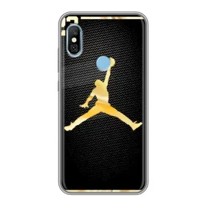 Силіконовый Чохол Nike Air Jordan на Редмі 6 Про (Джордан 23)