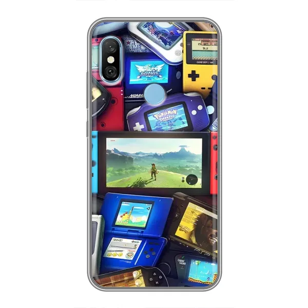 Чехол с рисунком «Джойстики» для Xiaomi Redmi 6 pro Чехол с рисунком «Джойстики» для Xiaomi Redmi 6 pro