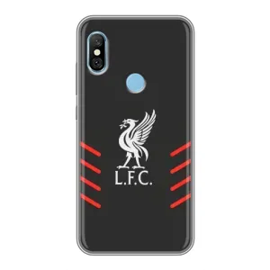 Силиконовые Чехлы принт Футбол на Xiaomi Redmi 6 pro (Эмблема Liverpool)