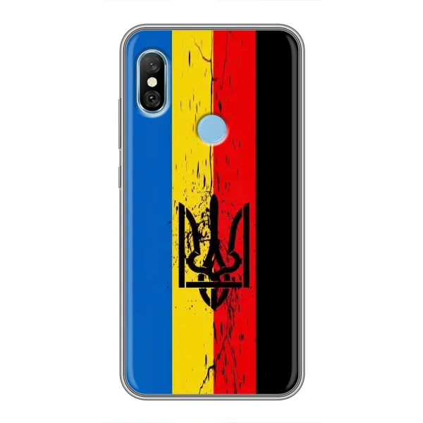 Чехол с рисунком «Флаг УПА» для Xiaomi Redmi 6 pro Чехол с рисунком «Флаг УПА» для Xiaomi Redmi 6 pro