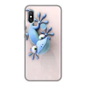 Чехлы с изображением разных животных для Xiaomi Redmi 6 pro (Геккон)