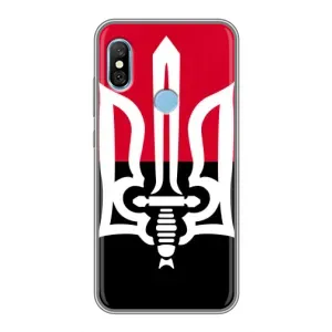 Чехлы УПА (Красно-Чёрный) на Xiaomi Redmi 6 pro (Герб Украины)