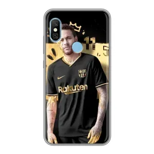Силиконовый Чехол Xiaomi Redmi 6 pro (Gold Neymar)