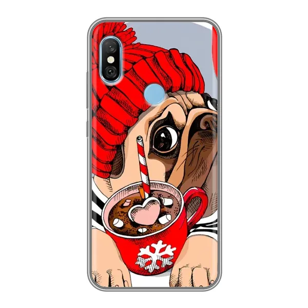 Чехол с рисунком «Грустная собака» для Xiaomi Redmi 6 pro Чехол с рисунком «Грустная собака» для Xiaomi Redmi 6 pro