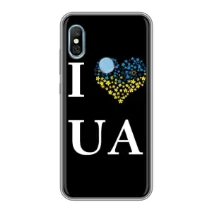 Силиконовый Чехол на Xiaomi Redmi 6 pro (Я-Украина) (I Love UA)
