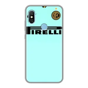 Силиконовые Чехлы принт Футбол на Xiaomi Redmi 6 pro (Inter)