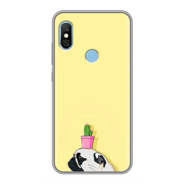 Чехол с рисунком «Кактус на голове» для Xiaomi Redmi 6 pro Чехол с рисунком «Кактус на голове» для Xiaomi Redmi 6 pro