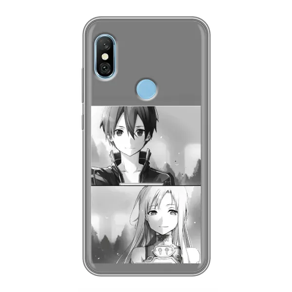 Чехол с рисунком «Кирито-Асуна» для Xiaomi Redmi 6 pro Чехол с рисунком «Кирито-Асуна» для Xiaomi Redmi 6 pro