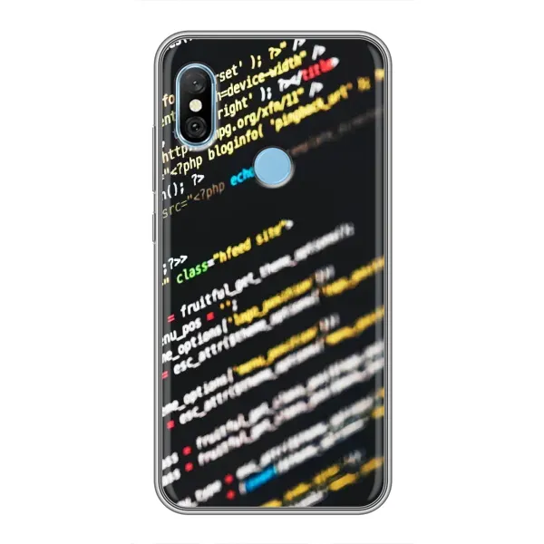 Чехол с рисунком «Код» для Xiaomi Redmi 6 pro Чехол с рисунком «Код» для Xiaomi Redmi 6 pro