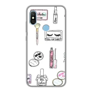 Дівчачий Чохол для Xiaomi Redmi 6 pro (Косметика)