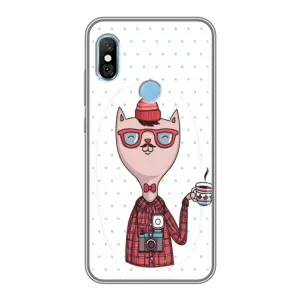 Чехол на тематику: Коты для Xiaomi Redmi 6 pro (Кот аристократ)