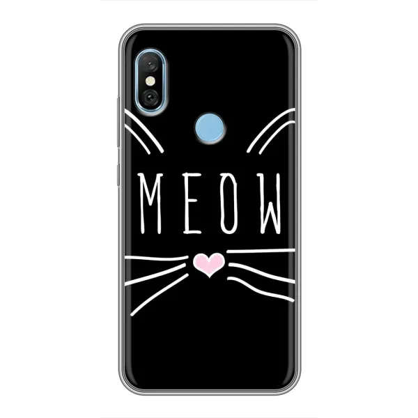 Чехол с рисунком «КОТИК MEOW» для Xiaomi Redmi 6 pro Чехол с рисунком «КОТИК MEOW» для Xiaomi Redmi 6 pro