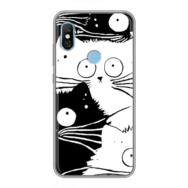 Чехол с рисунком «КОТИКИ» для Xiaomi Redmi 6 pro Чехол с рисунком «КОТИКИ» для Xiaomi Redmi 6 pro