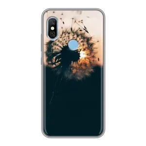 Силиконовый Чехол с одуванчиками на Xiaomi Redmi 6 pro (Красивый одуванчик)