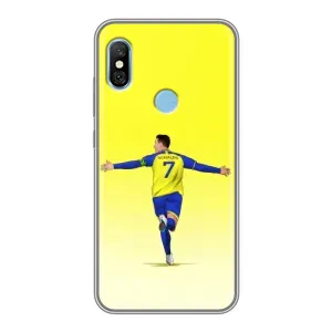 Чехол Криштиану Роналду для Xiaomi Redmi 6 pro (Криштиану Аль Наср)