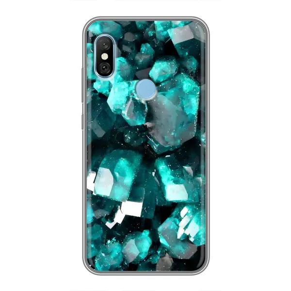 Чехол с рисунком «Кристалы» для Xiaomi Redmi 6 pro Чехол с рисунком «Кристалы» для Xiaomi Redmi 6 pro