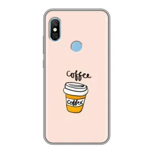 Чехол с изображением вкусной еды для Xiaomi Redmi 6 pro (Кружка кофе)