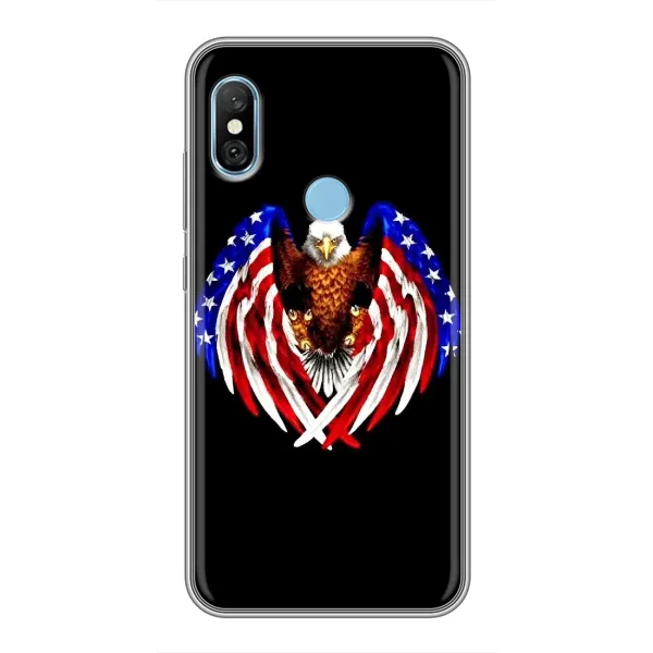Чехол с рисунком «Крылья США» для Xiaomi Redmi 6 pro Чехол с рисунком «Крылья США» для Xiaomi Redmi 6 pro