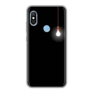 Чохол з картинками на чорному фоні для Xiaomi Redmi 6 pro (Лампочка)