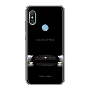 Чехлы с тематикой "Крутые машины" на Xiaomi Redmi 6 pro (Черный Land Rover)