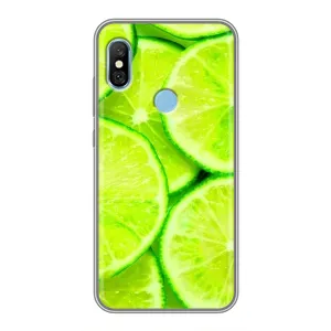 Чехол с изображением вкусной еды для Xiaomi Redmi 6 pro (Лайм)