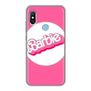 Силиконовый Чехол Барби Фильм на Xiaomi Redmi 6 pro (Лого Барби)