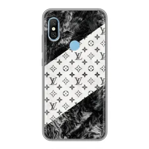 Чохол Стиль Louis Vuitton на Xiaomi Redmi 6 pro (LV на білому)