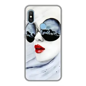Чехол с картинкой Модные Девчонки Xiaomi Redmi 6 pro (Любительница коней)
