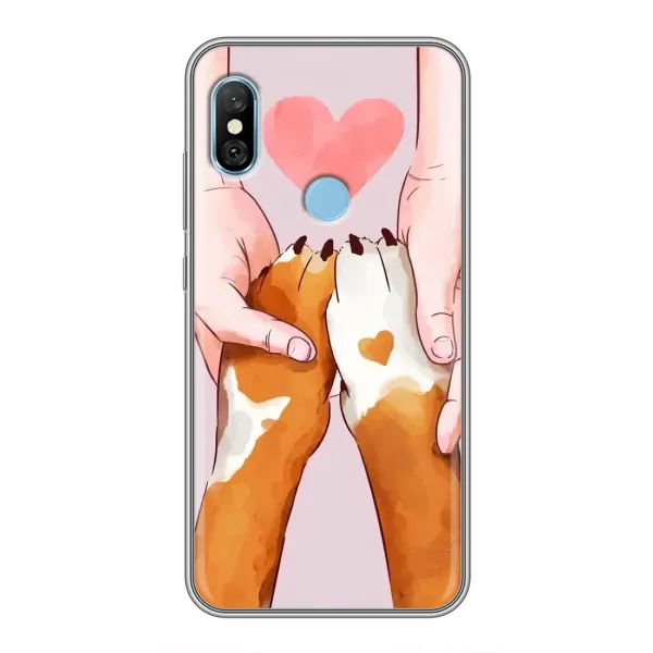 Чехол с рисунком «Любовь к собакам» для Xiaomi Redmi 6 pro Чехол с рисунком «Любовь к собакам» для Xiaomi Redmi 6 pro