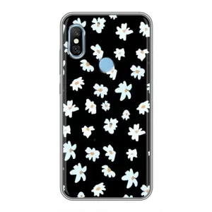 Чехол с ромашками на Xiaomi Redmi 6 pro (Маленькие ромашки)