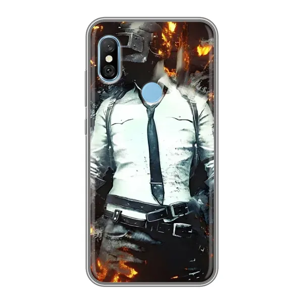Чехол с рисунком «Man Пубг» для Xiaomi Redmi 6 pro Чехол с рисунком «Man Пубг» для Xiaomi Redmi 6 pro