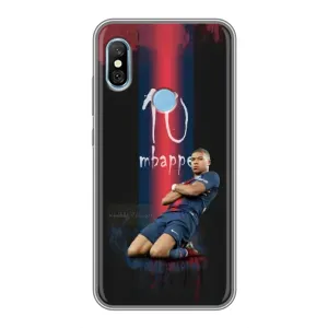 Чехол (TPU) с Футболистом на Xiaomi Redmi 6 pro (MBAPPE 10)