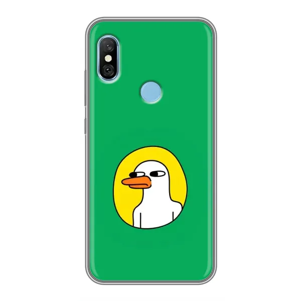 Чехол с рисунком «Мем Утка» для Xiaomi Redmi 6 pro Чехол с рисунком «Мем Утка» для Xiaomi Redmi 6 pro