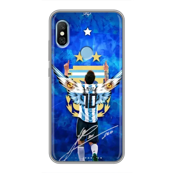 Чехол с рисунком «Месси Аргентина» для Xiaomi Redmi 6 pro Чехол с рисунком «Месси Аргентина» для Xiaomi Redmi 6 pro